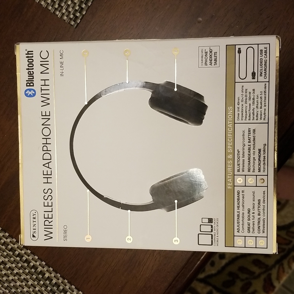 New, unopened Headphones - Picture 3 of 3